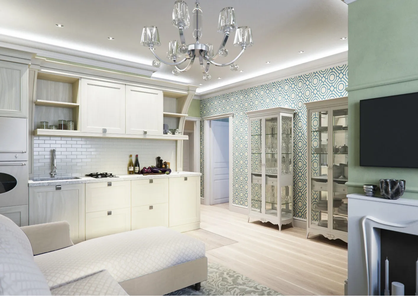 照片：风格、厨房和餐厅、客厅、提示 – 我们网站上的照片