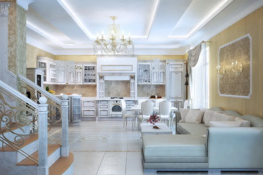 照片：风格、厨房和餐厅、客厅、提示 – 我们网站上的照片