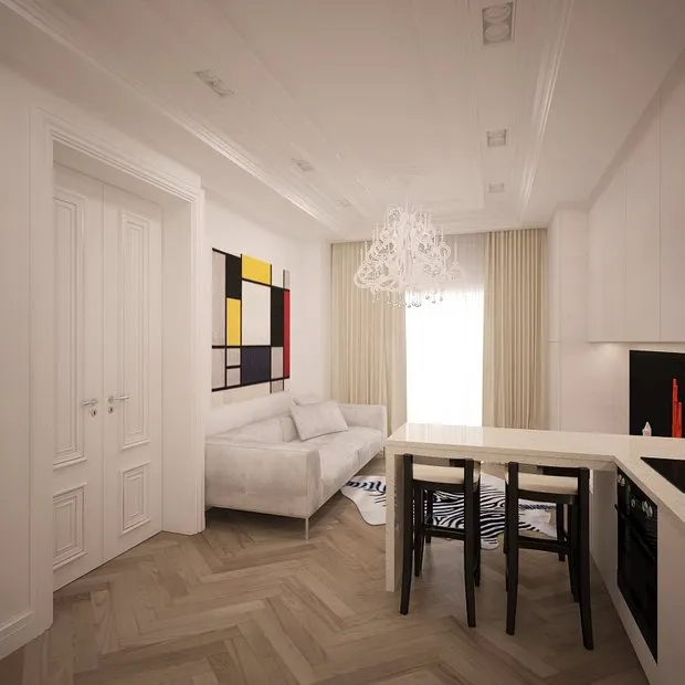 照片：风格、厨房和餐厅、客厅、提示 – 我们网站上的照片