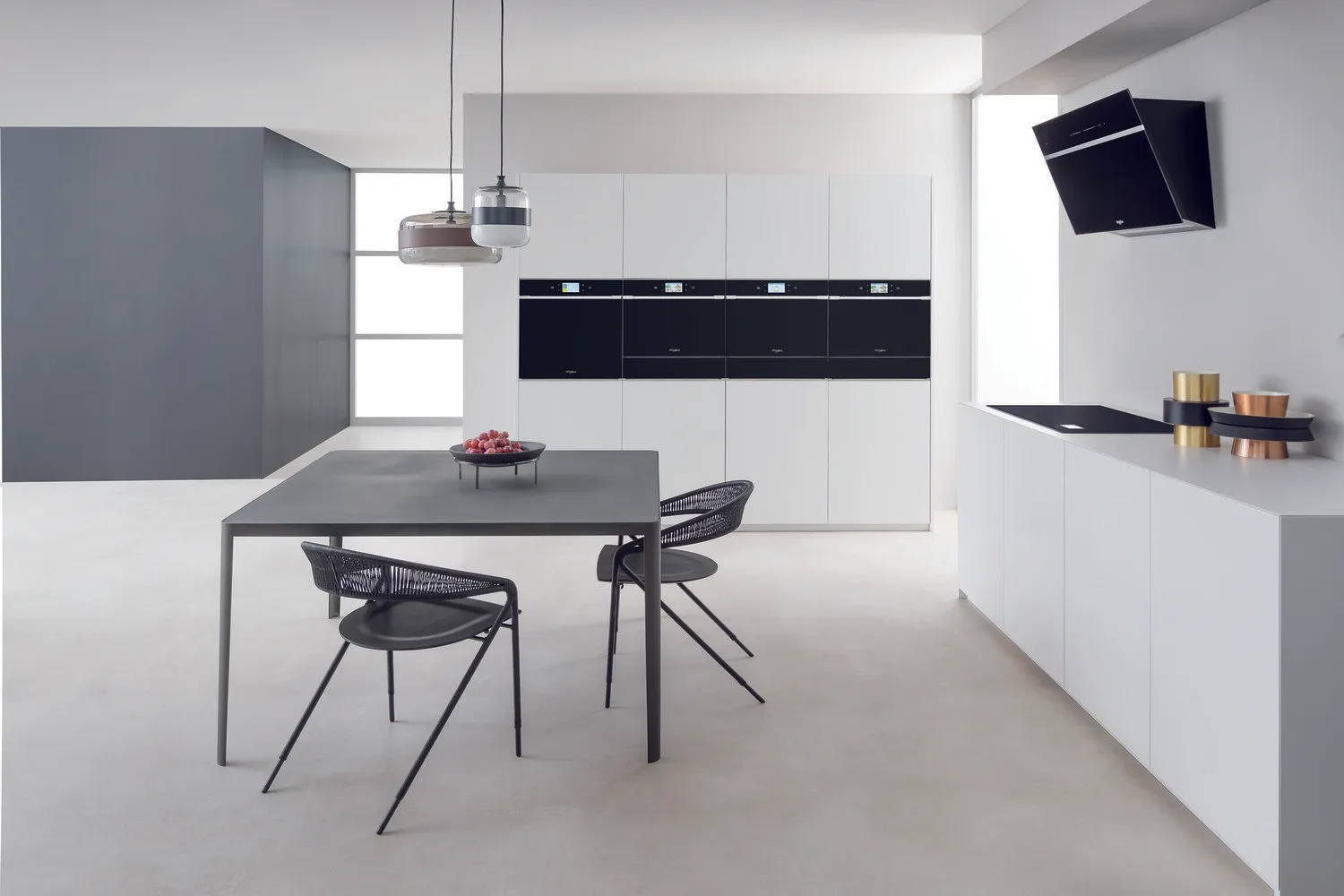 图片:极简主义风格厨房与餐厅,图片来自我们的网站