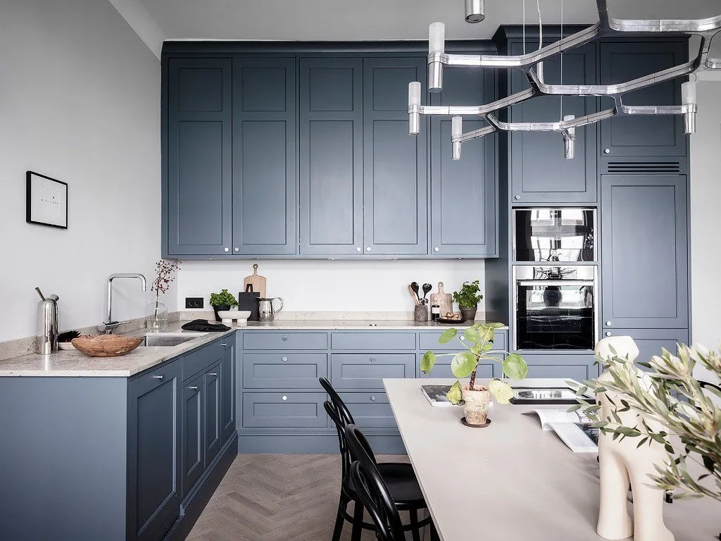 图片：现代风格厨房与餐厅，北欧，技巧，室内百科全书 – 我们网站上的照片