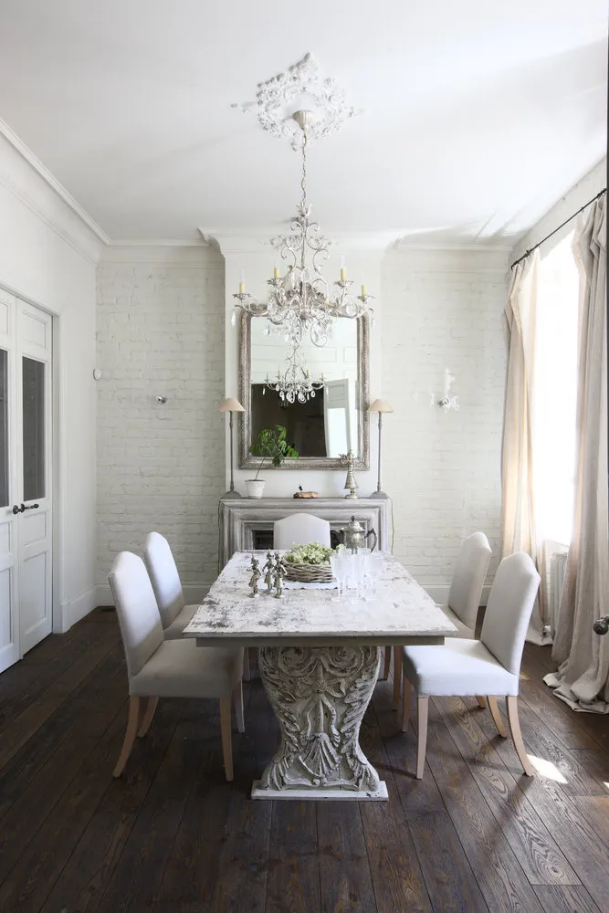 Zdjęcie: Kuchnia i stolowana w stylu Prowans i Kantri, Nowoczesny, Eklektyczny, Mieszkanie, Biały, Projekt tygodnia, Moskwa, Anastazja Komarowa, Stary fundusz, Dom cegłany, 4 i więcej, 60-90 metrów – zdjęcie na naszej stronie