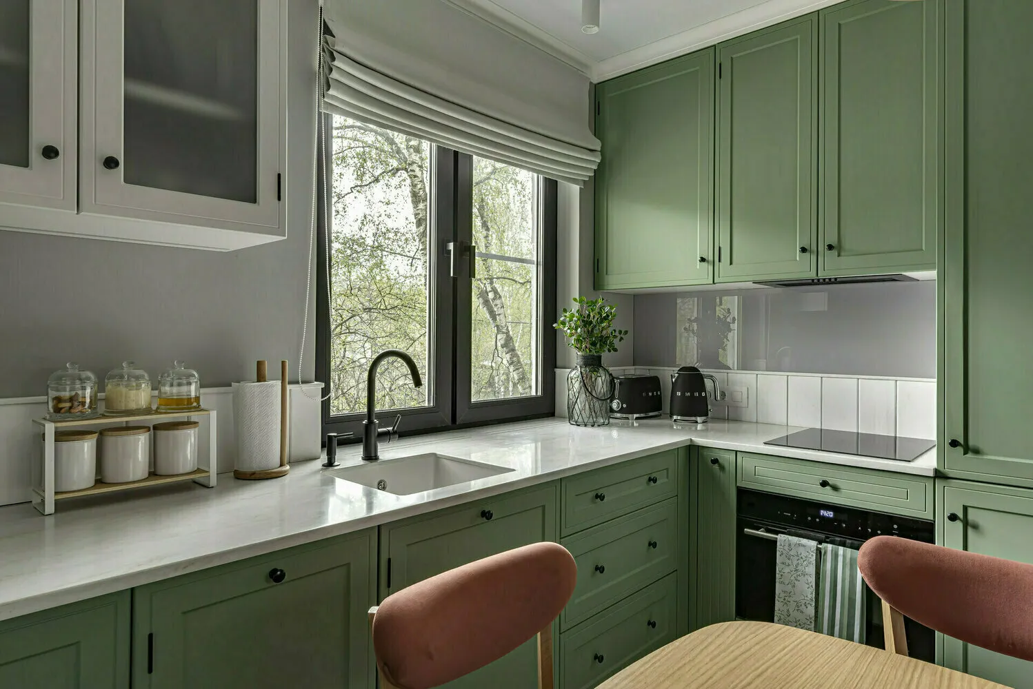 Photo: in style , Kitchen and dining room, Room interior, Interior design, Tips, small kitchen, how to decorate a kitchen interior, kitchen interior, kitchen ergonomics, small kitchen ergonomics, Dishwasher, oven, how to fit a dishwasher and oven – photo on our website