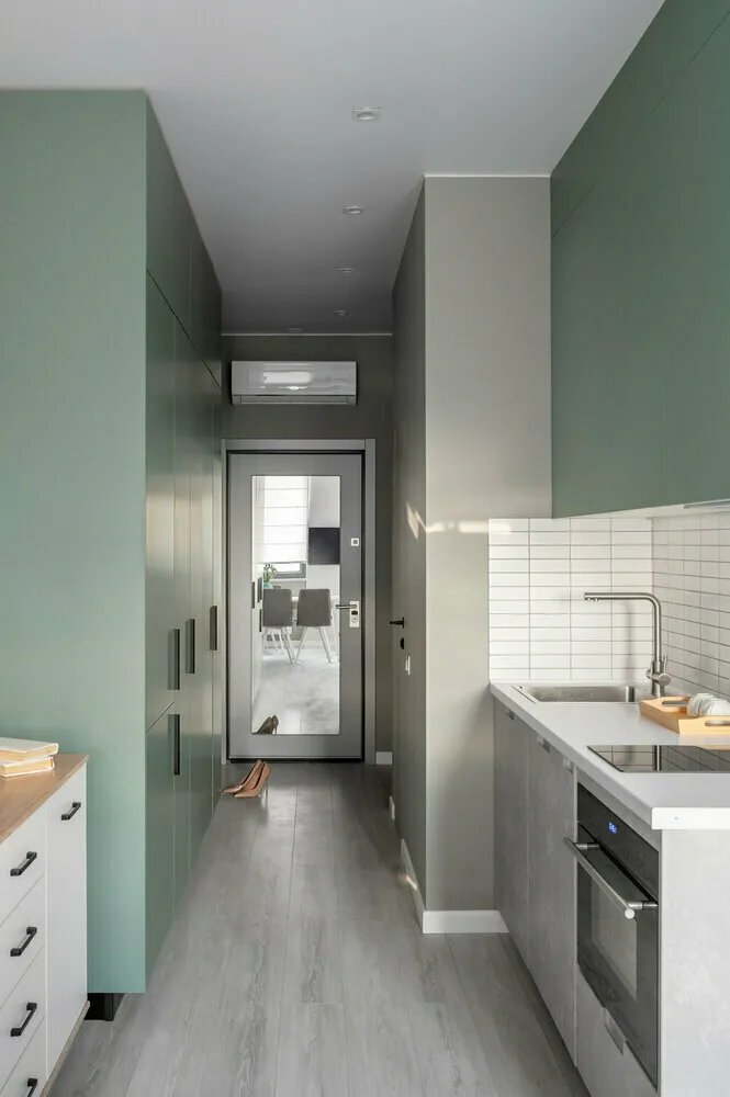 照片：风格，厨房和餐厅，小户型公寓，建议 – 我们网站上的照片