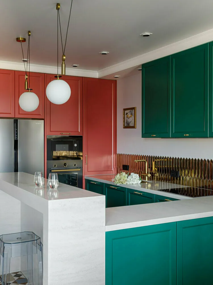 Foto: estilo moderno, Cocina y comedor, Interiores de habitaciones, Diseño de interiores, Consejos, diseño cocina-estancia, cómo decorar el interior de la cocina, interiores de cocina, ergonomía de cocina, organización del sistema de almacenamiento en la cocina, cocina sin armarios, soluciones no estándar para la cocina – fotos en nuestro sitio web