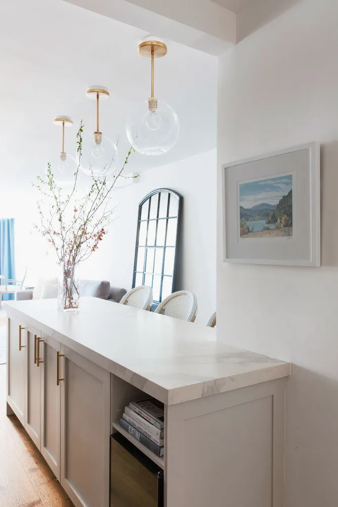 照片:斯堪的纳维亚现代风格厨房与餐厅,装修技巧,纽约,厨房翻新前后 – 我们网站上的照片