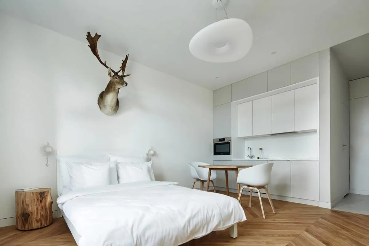 Photo: Bedroom in Minimalist style, Eco, Kitchen and dining room, Guide — photo on our site