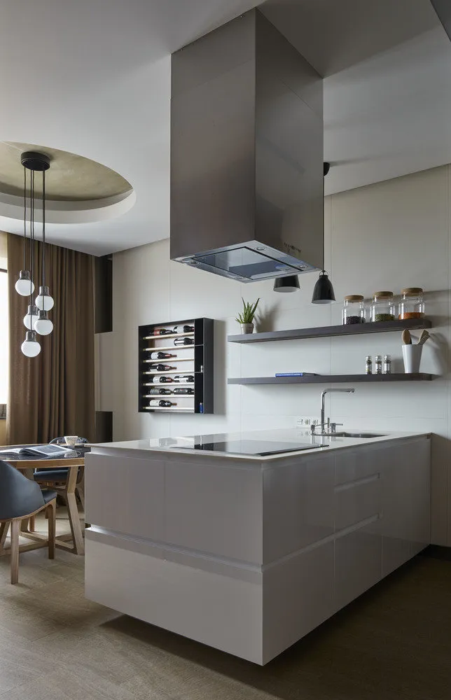 Foto: Küche und Esszimmer im Modernen Stil, Tipps – Fotos auf unserer Website