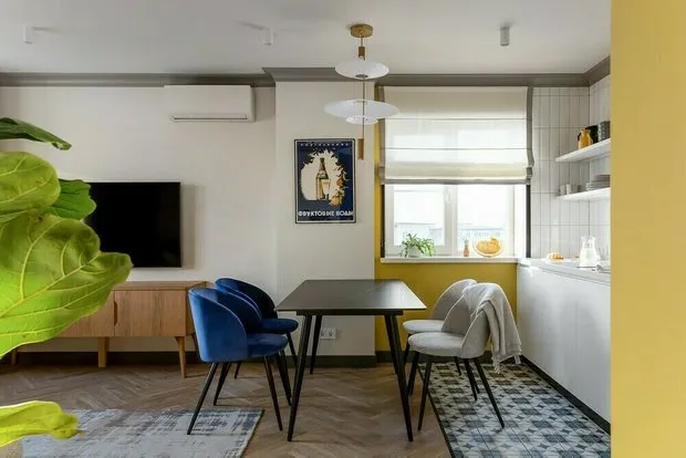 Фотография: в стиле , Кухня и столовая, Квартира, Переделка – фото на нашем сайте