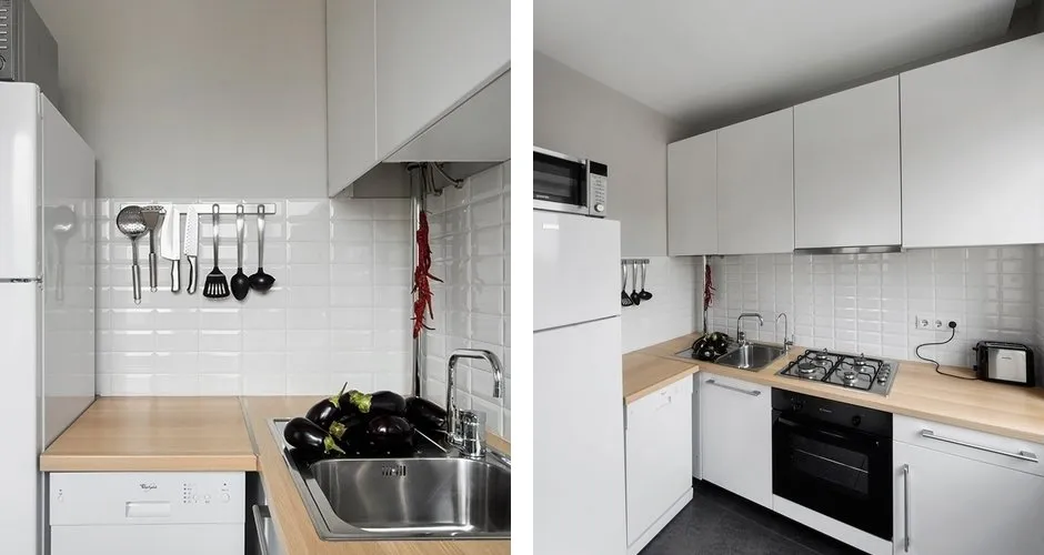 照片：时尚厨房与餐厅，公寓，技巧 – 网站上的照片