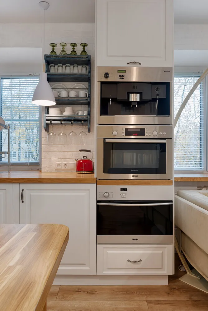 Foto: en estilo , Cocina y comedor, Escandinavo, Proyecto de la semana, Moscú, Хрущевка – fotos en nuestro sitio web