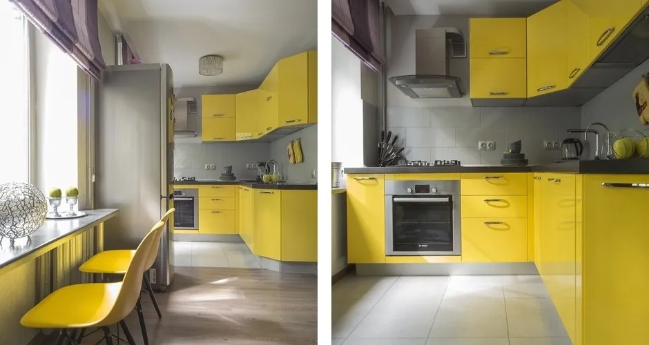 照片：时尚厨房与餐厅，公寓，技巧 – 网站上的照片