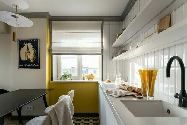 Фотография: в стиле , Кухня и столовая, Квартира, Переделка – фото на нашем сайте