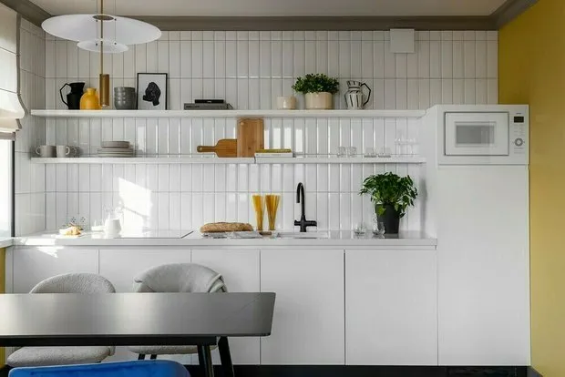 Фотография: в стиле , Кухня и столовая, Квартира, Переделка – фото на нашем сайте