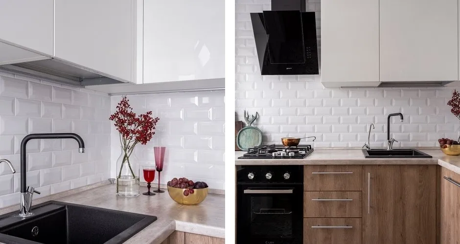 照片：时尚厨房与餐厅，公寓，技巧 – 网站上的照片