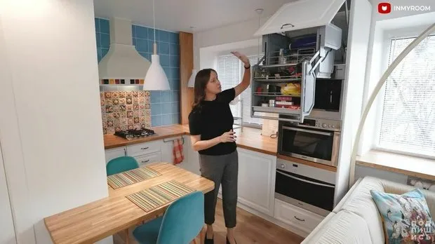 Foto: en estilo , Cocina y comedor, Escandinavo, Proyecto de la semana, Moscú, Хрущевка – fotos en nuestro sitio web