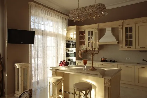 Foto: Küche und Esszimmer im klassischen Stil, Tipps – Foto auf unserer Website