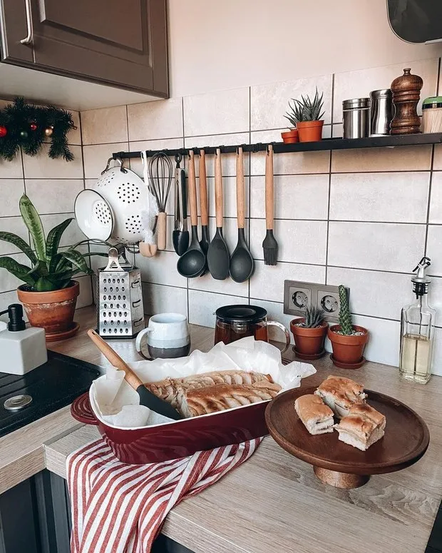 Barandales y accesorios de la marca Delinia. Los elegí cuando seleccionábamos la cocina en 'Leroy Merlin'.