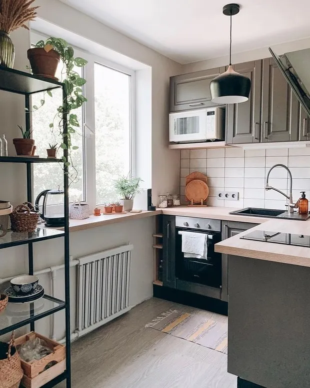 Foto: Estilo moderno, Cocina y comedor, Remodelación práctica, Krushchevka – fotos en nuestro sitio web