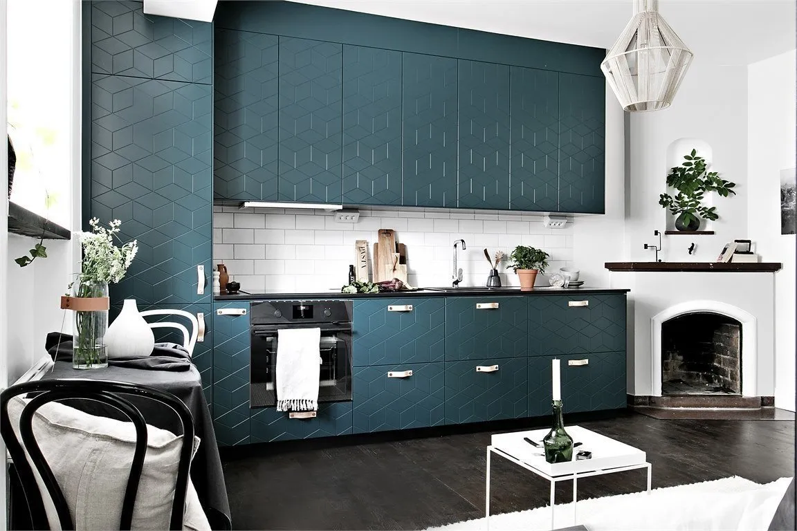 Photo: Kitchen and dining room in Scandinavian style, Tips - photo on our website