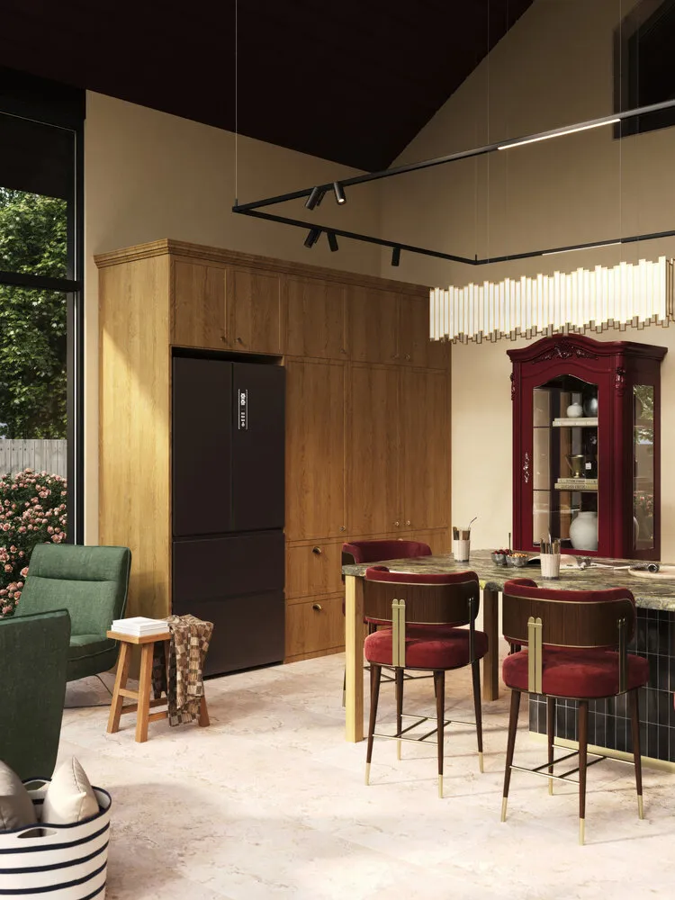 All furniture will be made from natural oak in a local workshop.