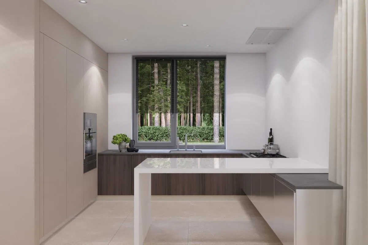 照片:现代风格厨房和餐厅,房屋,周刊项目,郊区,乡村别墅,90平方米以上,建筑事务所沙苏丁·卡里莫夫 – 网站上的照片