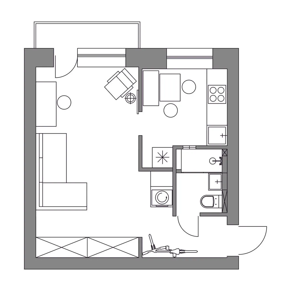 Foto: Planos en estilo , Cocina y comedor, Moderno, Proyecto de la semana, Mirburo – fotos en nuestro sitio web