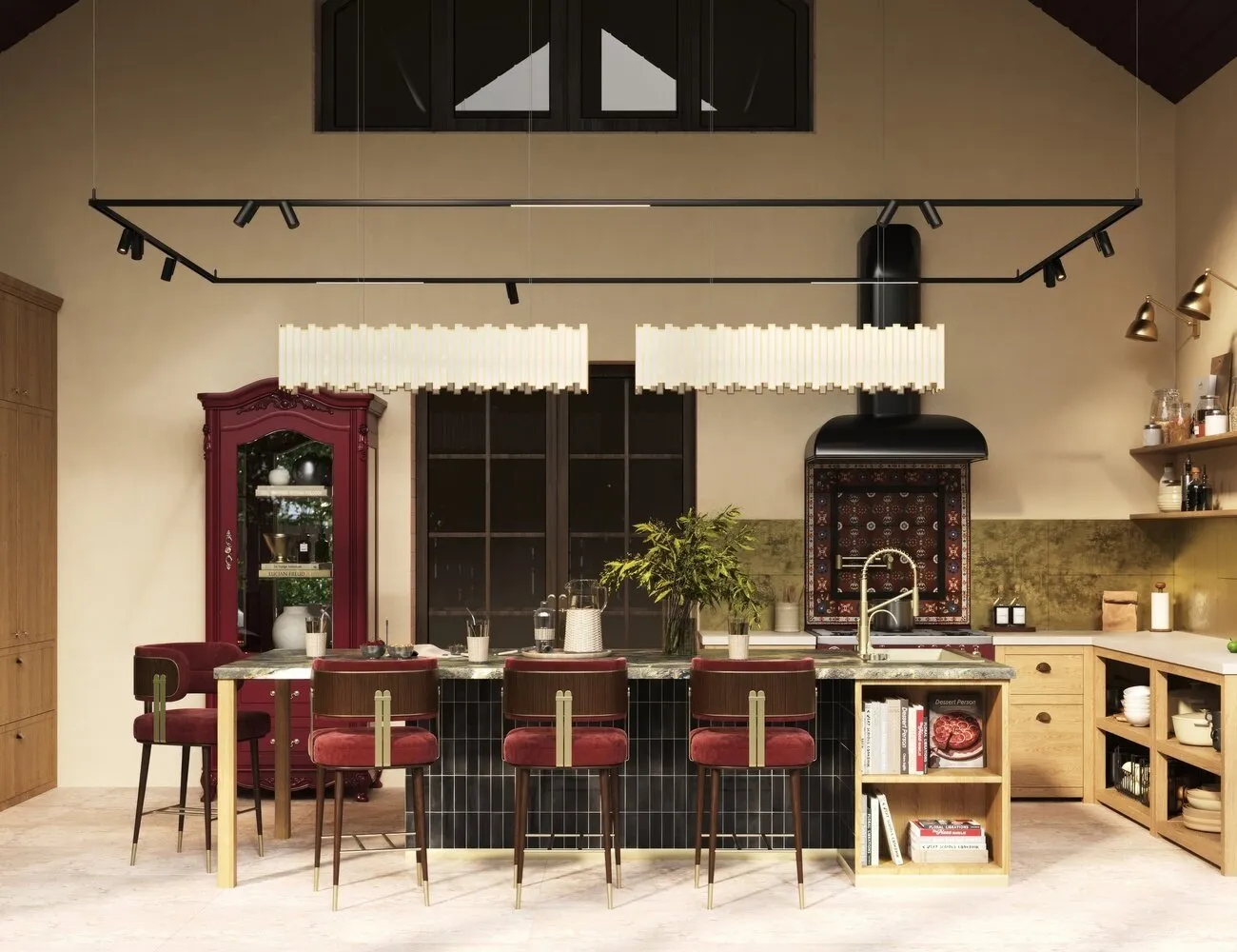 Photo: style, Kitchen and Dining Room, Provence and Countryside, Eclecticism, House, Project of the Day, Irina Sobylenskaya, up to 40 sq. m – photo on our website