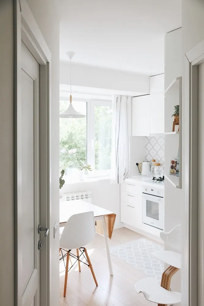 Foto: estilo escandinavo, reparación práctica, 2 habitaciones, hasta 40 metros cuadrados – foto en nuestro sitio web