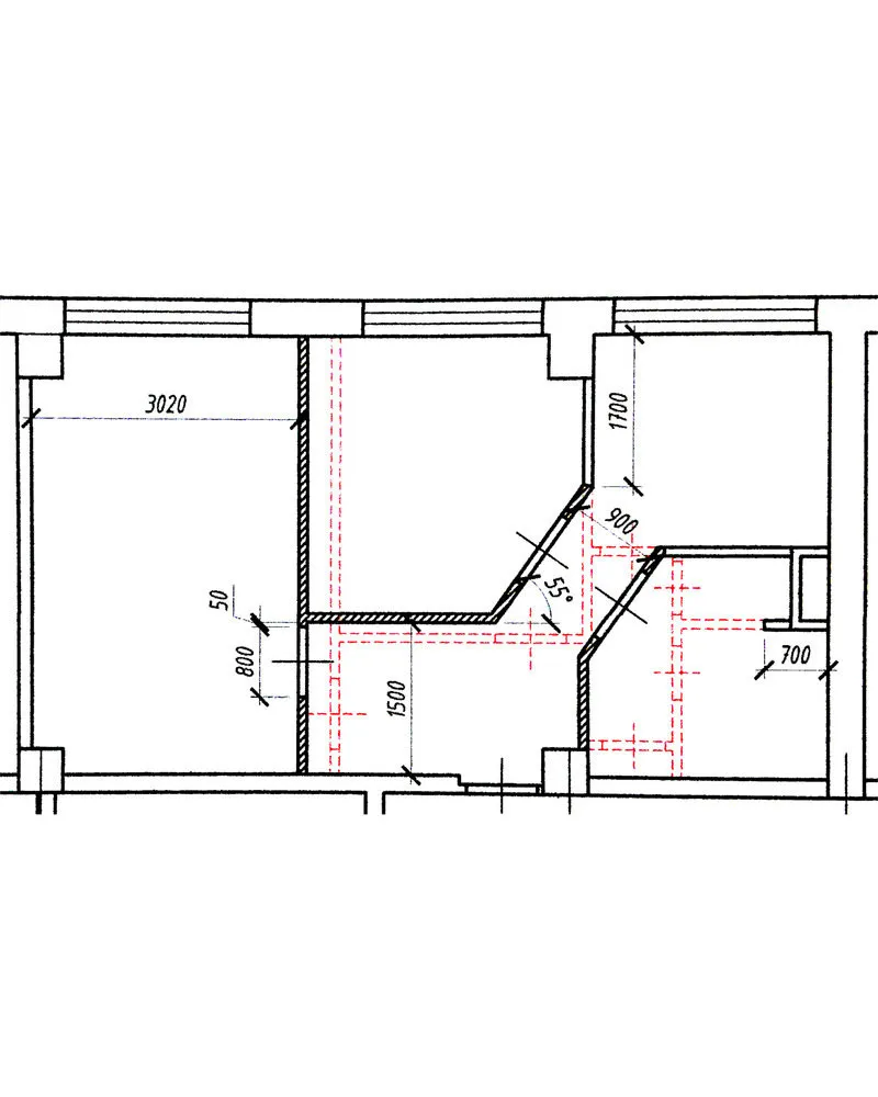 Foto: estilo escandinavo, reparación práctica, 2 habitaciones, hasta 40 metros cuadrados – foto en nuestro sitio web