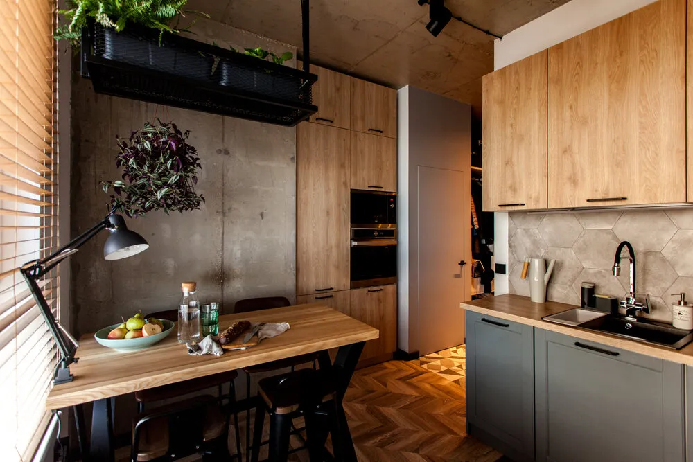 Foto: en estilo , Cocina y comedor, Loft, Apartamento, Consejos, MiR Buro – fotos en nuestro sitio web