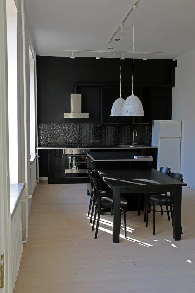 照片:现代风格厨房与餐厅,技巧 - 我们网站上的照片