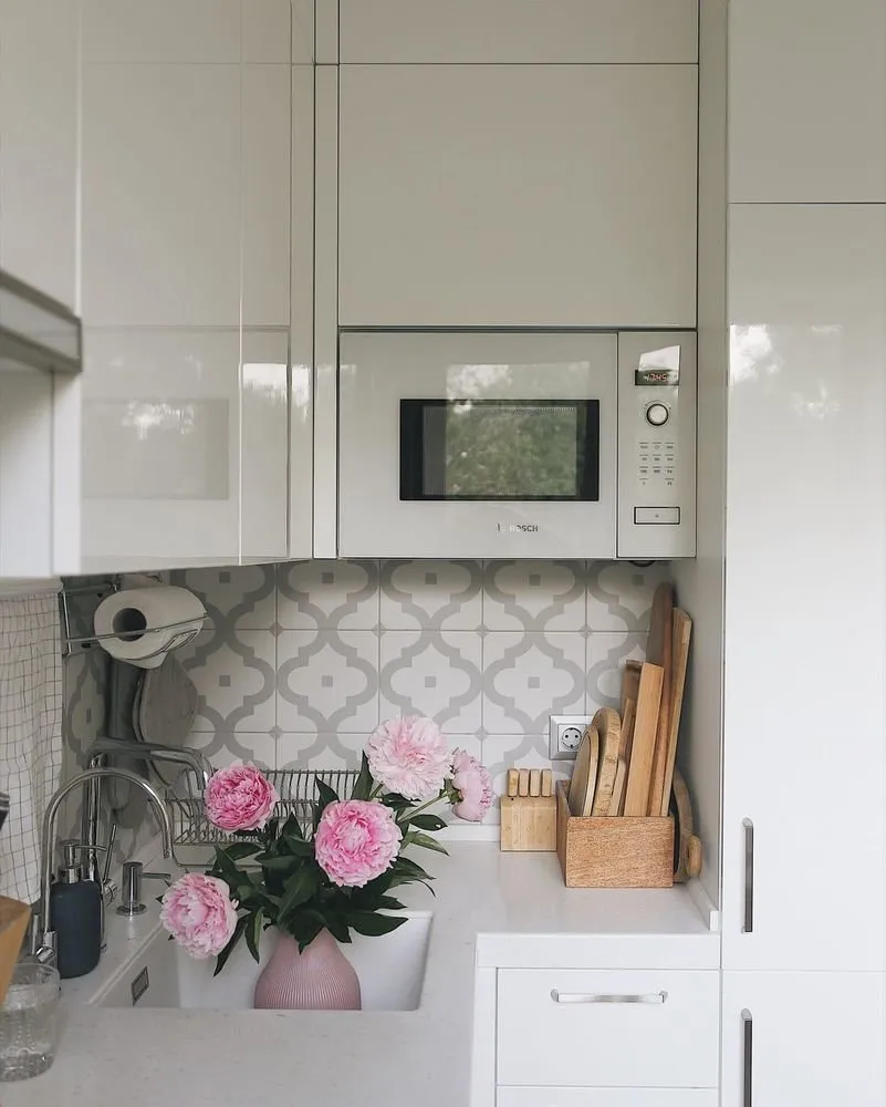 Foto: estilo cocina y comedor, escandinavo, reparación práctica, 2 habitaciones, hasta 40 metros cuadrados – foto en nuestro sitio web