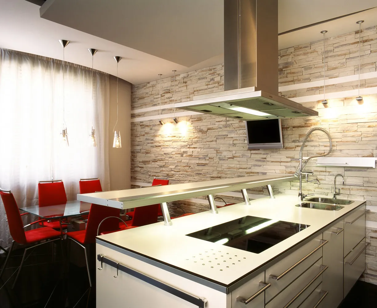 Foto: Cocina y comedor en estilo moderno, consejos – fotos en nuestro sitio web