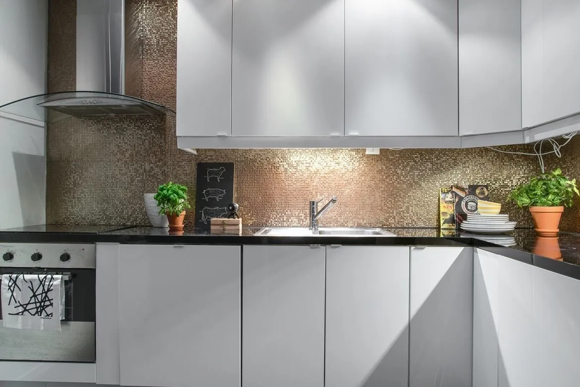 照片:现代风格厨房与餐厅,技巧 - 我们网站上的照片