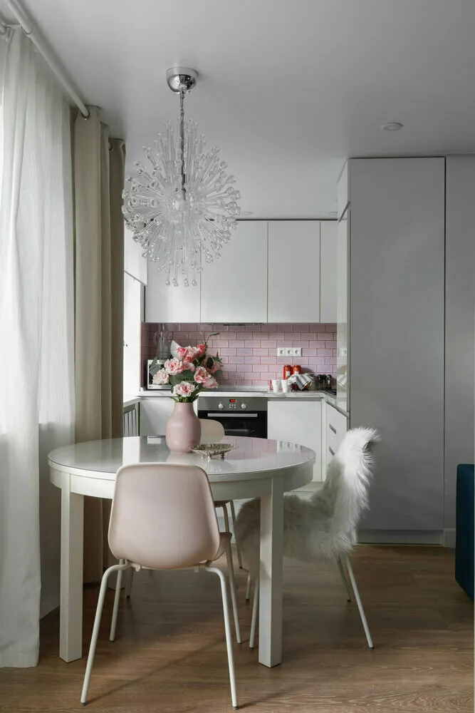 Foto: estilo moderno, cocina y comedor, escandinavo, contemporáneo, proyecto de la semana, chrstevka, Anastasia Kalistova – fotos en nuestro sitio web