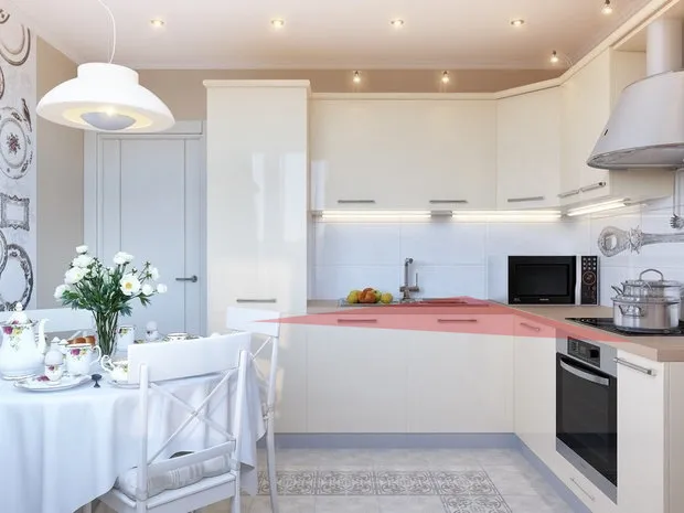 照片:现代风格厨房与餐厅,技巧 – 我们网站上的照片