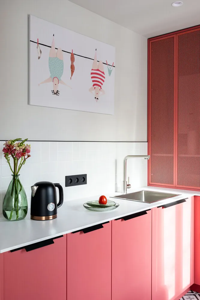 Фотографія: Кухня і столова в стилі Сучасний, Перепланування, Хрущовка, Поліна Чернишова – фото на нашому сайті