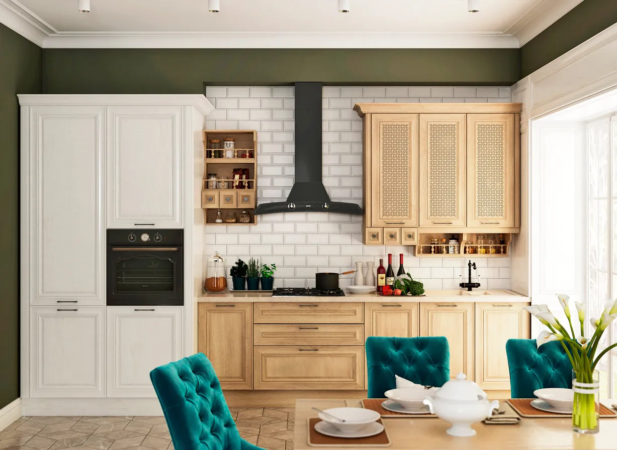 图片:现代、经典室内装饰,技巧,Lorena厨房 – 网站上的照片