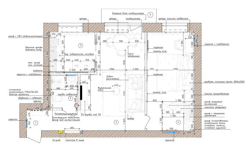 Фотографія: Планування в стилі , Кухня і столова, Перепланування, Хрущовка, Поліна Чернишова – фото на нашому сайті