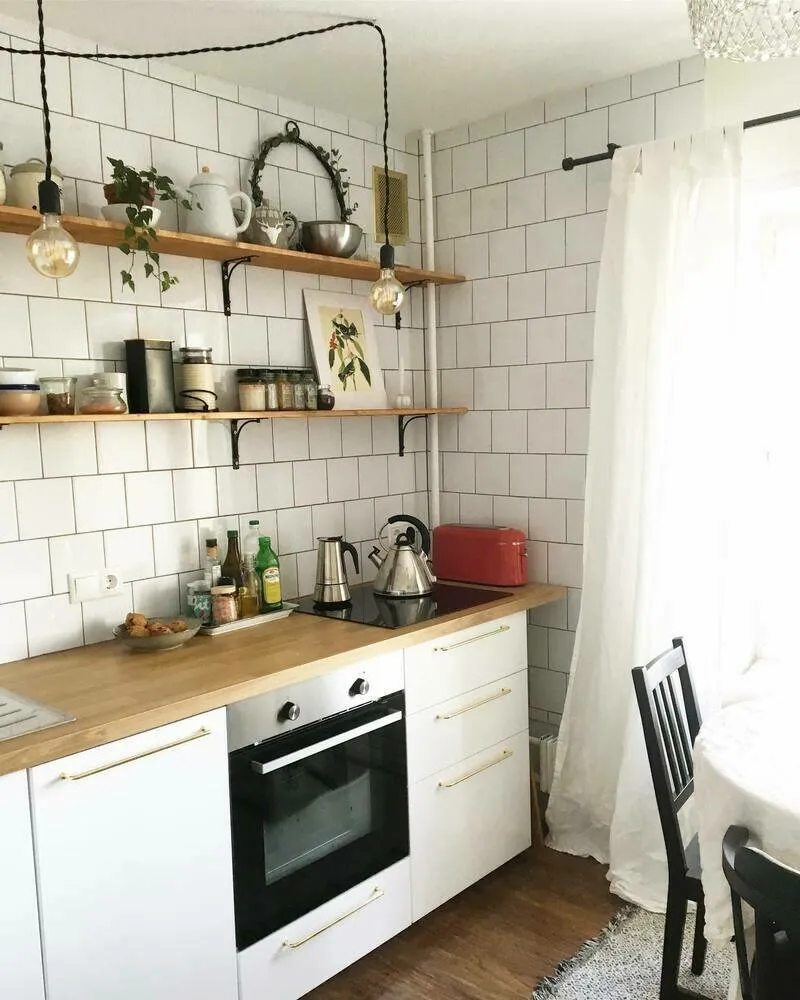 Foto: estilo escandinavo, Cocina y comedor, Escandinavo, Apartamento, Rediseño, Edificio de panel – fotos en nuestro sitio web