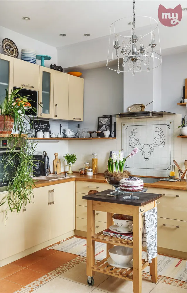 照片:厨房与餐厅,装修,完工——我们网站上的照片