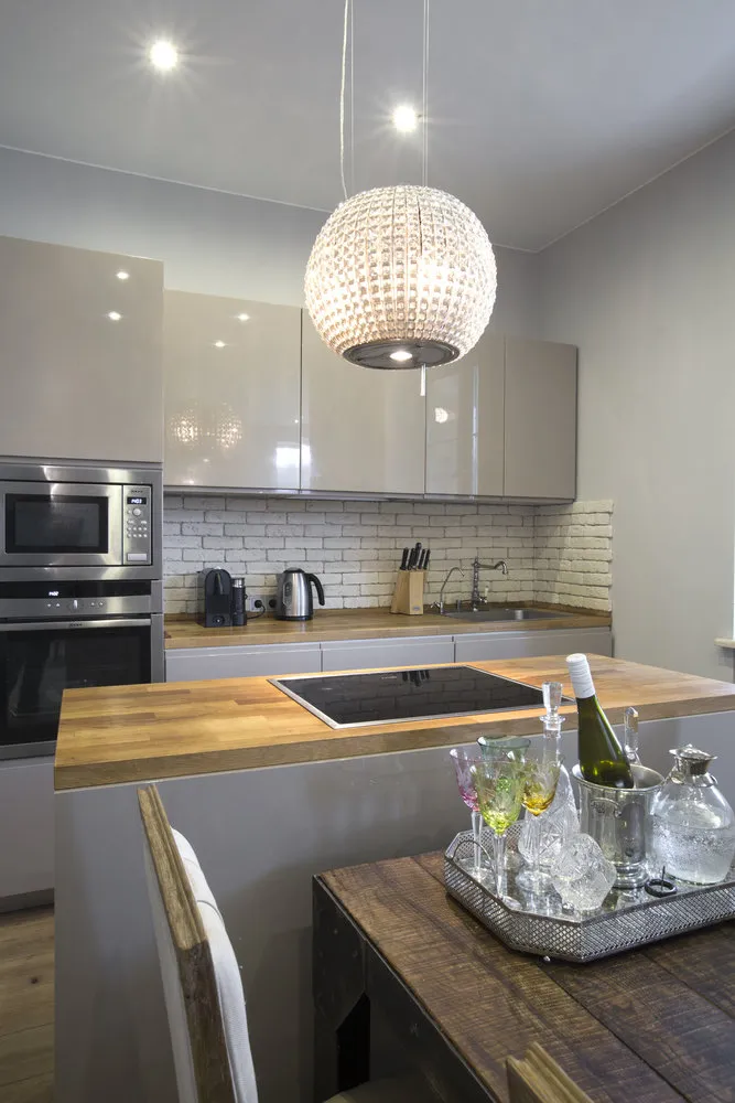 Zdjęcie: Kuchnia i jadalnia w stylu nowoczesnym, Dom, Podmoskwie, Dom i dacha, Powyżej 90 m², Wera Sawelew, KPK „Kedry”, Studio projektowe „Elementy Stylu” – zdjęcie na naszej stronie