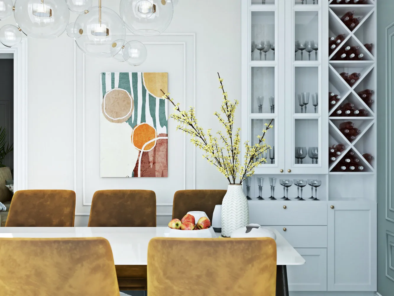 照片：现代风格厨房与餐厅，Gid，Inna Velichko，Anna Modzharo，Quadrum，Pallage Studio，Margarita Zenova，Maria Nichiporenko，如何装饰厨房 – 我们网站上的照片