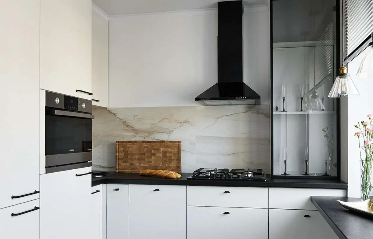 Foto: estilo , Cocina y comedor, Interior de habitación, Estilo interior, Diseño de interiores, Consejos, Reforma de cocina, Cocina pequeña, Cómo decorar el interior de una cocina, Interior de cocina, Diseño de cocina, Ergonomía de cocina, Ergonomía de cocina pequeña, Cocina típica, Cómo decorar una cocina, Cocina cómoda, Organización del espacio en la cocina, Cocina en apartamento típico, Cómo ampliar visualmente una cocina, Cocina reforma - fotos en nuestro sitio web