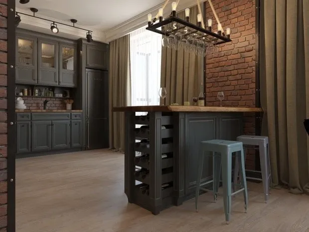 Фотография: Кухня и столовая в стиле Лофт, Советы – фото на нашем сайте