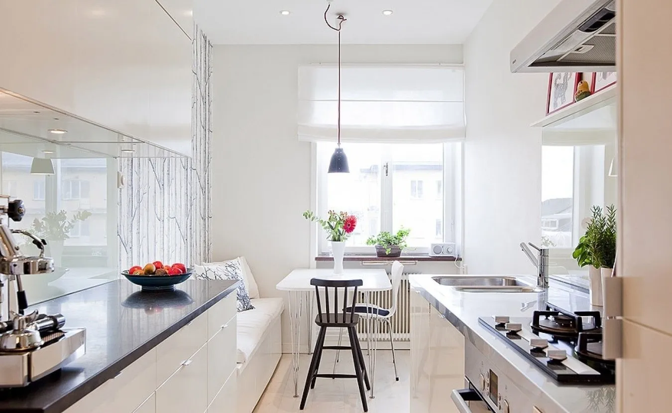 照片:现代风格厨房和餐厅,技巧 – 我们网站上的照片