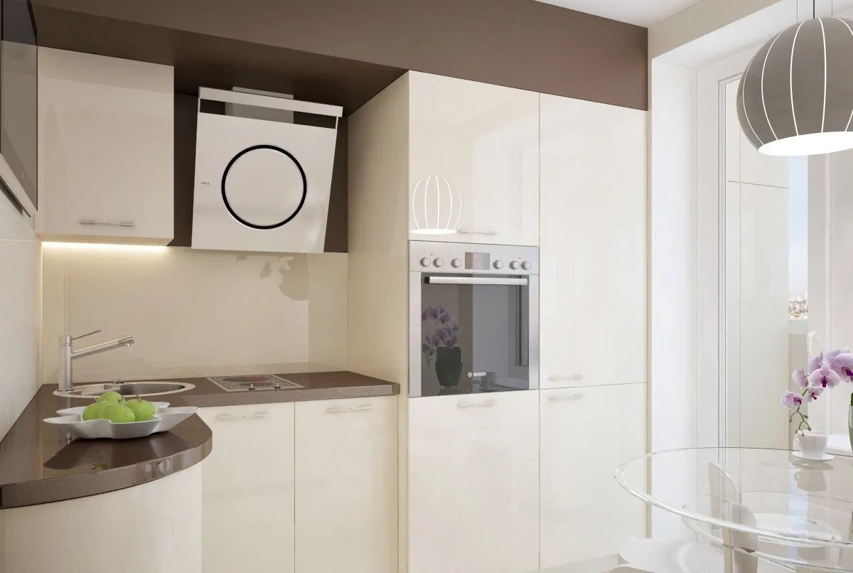 照片:现代风格厨房和餐厅,技巧 – 我们网站上的照片