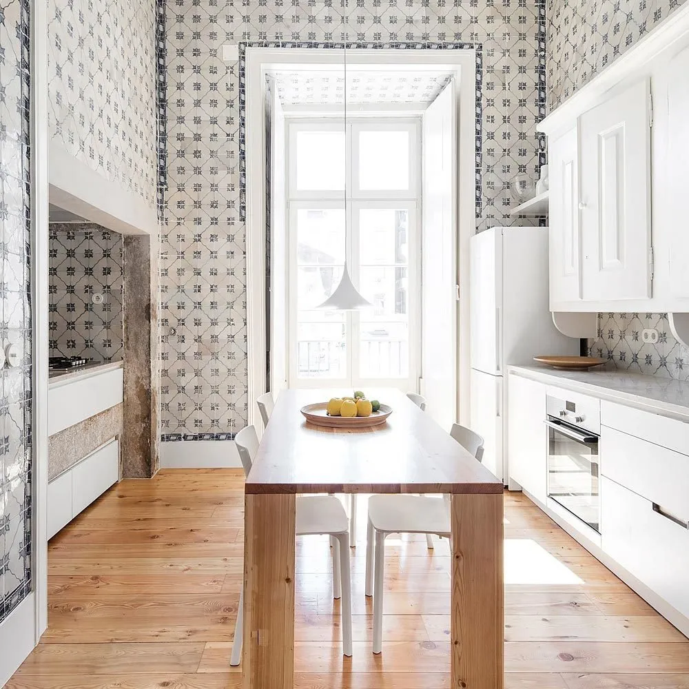 照片:现代风格厨房和餐厅,技巧 – 我们网站上的照片