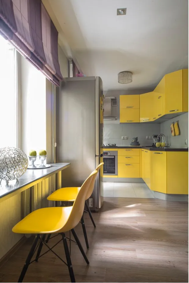 照片:现代风格厨房和餐厅,技巧 – 我们网站上的照片